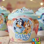 Envoltorios para Cupcakes (Wrappers) de Bluey