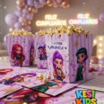 Caja de Popcorn de Huntrix (simple y editable)