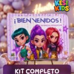 Huntrix Guerreas K-pop: Kit imprimible fiesta