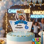 Topper de Torta Editable Argentina 2026