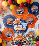 Hot Wheels: Kit imprimible fiesta - Imagen 4